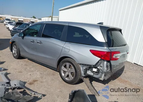 2020 Honda Odyssey Ex-L/Ex-L W/Navi Res from USA, damaged, VIN 5FNRL6H73LB002088